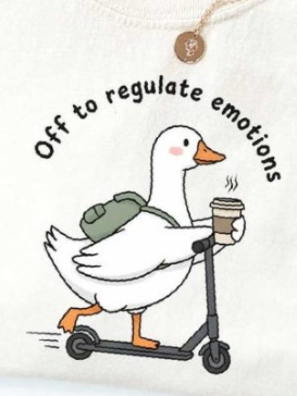 Off To Regulate Emotions Shirt, Funny Mental Health Teacher Tee - Picture 2 of 3